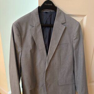 Portuguese Stretch Chambray Suit Jacket